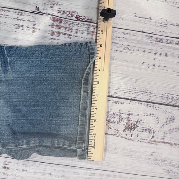 Apple Bottoms Capri Jeans Light Wash Women’s 14 Embroidered Y2K Denim - Picture 7 of 12